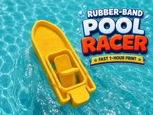 Mini Rubber Band Pool Racer – PaddleWheelSpeedboat