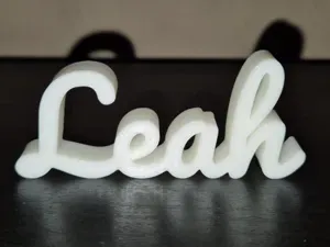 Leah Name Sign Display Decor