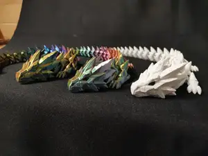 Articulated Crystal Spine Dragon