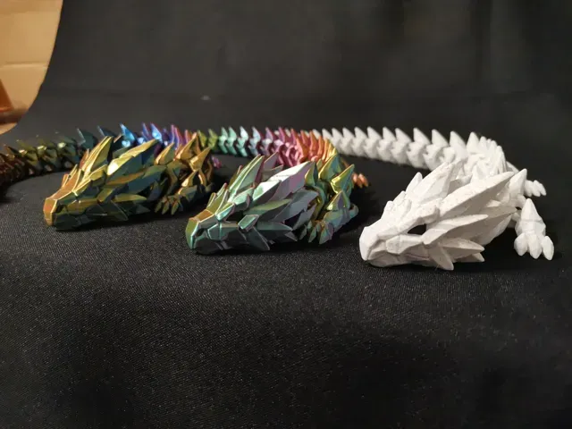 Articulated Crystal Spine Dragon