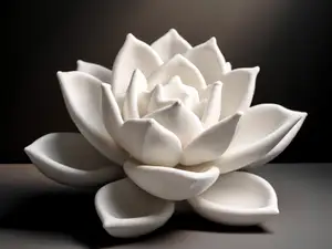 Serene Bloom – Lotus Flower Sculpture