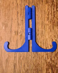 Stand with hinge for picture / hueforge