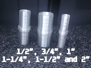 Barb Hose Couplers/Fittings 1/2 to 2" - Pool, Pump