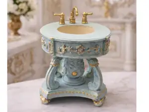 Ornate Victorian Washstand – Dollhouse Scale