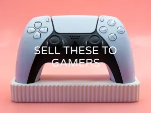 PS5 Controller Modernist by Pork3D.com