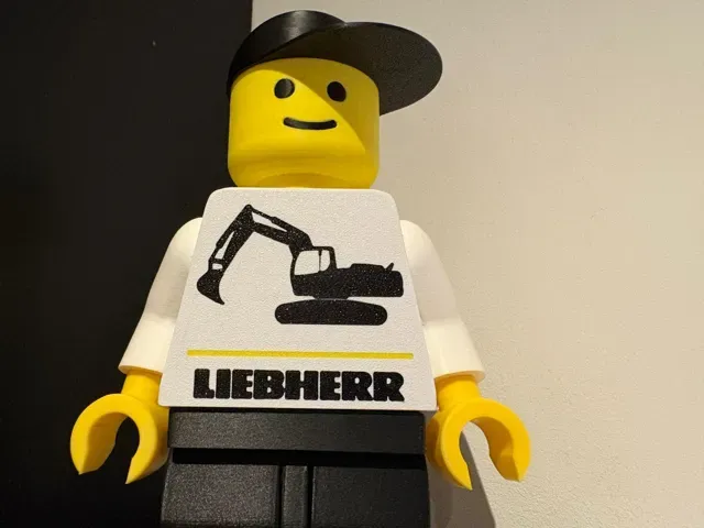 Brickman Liebherr Bagger 20cm Figur 500% — Фото 2 из 2