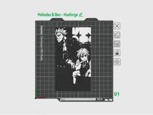 The Seven Deadly Sins Hueforge - Meliodas & Ban