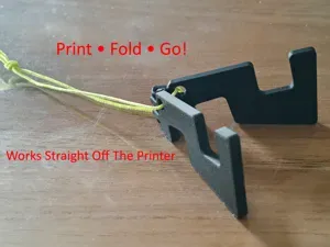 Foldable Phone Stand - Print-in-Place hinge