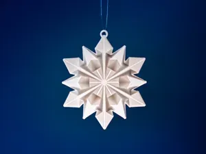 Origami Snowflake Ornament (Only 3g)