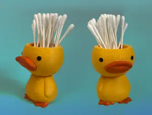 Crochet Baby Duck Container