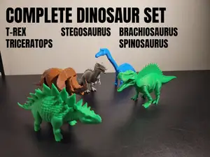 Complete dinosaur set