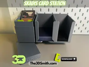 IKEA Skadis Trading Card Station