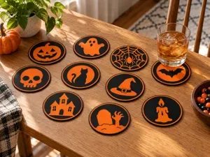 Halloween Drink Coasters