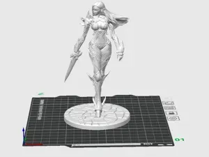 Lineage 2 Interlude female Elf warrior