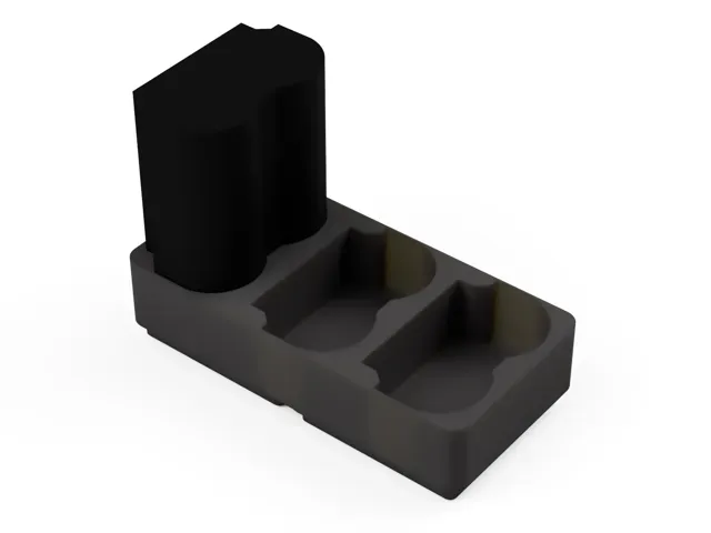 Fujifilm NP-W235 3-Battery Holder Gridfinity 2x1 — Image 2 of 2