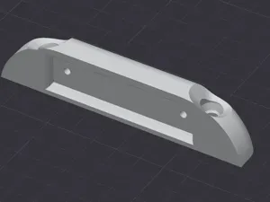 Magnetic holder for doors w/o latch mechanism