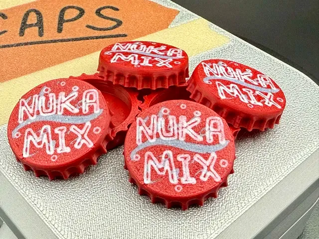 Realistic Nuka Mix (Power) Bottle Cap - Fallout — Image 2 of 3