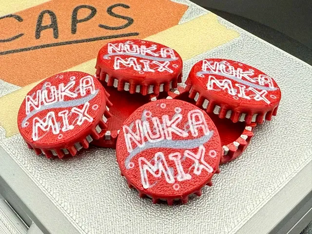 Realistic Nuka Mix (Power) Bottle Cap - Fallout — Image 3 of 3