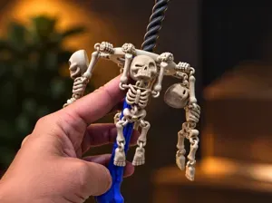 Spinning Magic Skeleton Wand