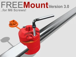 FREEMount PIPE Edition für M6 Schrauben