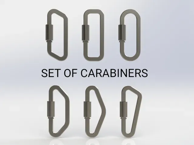 Set of carabiners