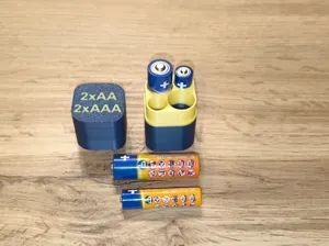 Baterry storage box - 2xAA, 2xAAA