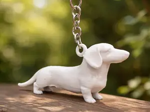 Mini Dachshund, Sausage Dog KeyChain