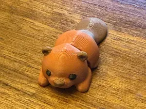 Mini Flexi Beaver – Articulated Print in Place