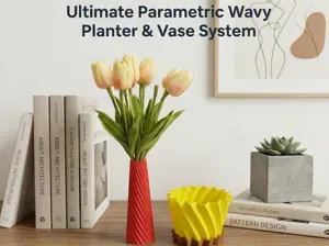 Ultimate Parametric Wavy Planter & Vase System