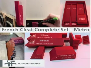 French cleat JIG complete set - Metric