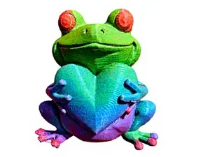 Cute Frog Holding Heart Valentine Gift Home Decor