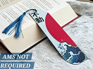 "Unshakable" - Japanese Wave Bookmark