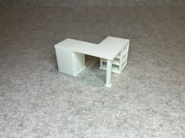 Dollhouse corner computer desk miniature — Image 5 of 8