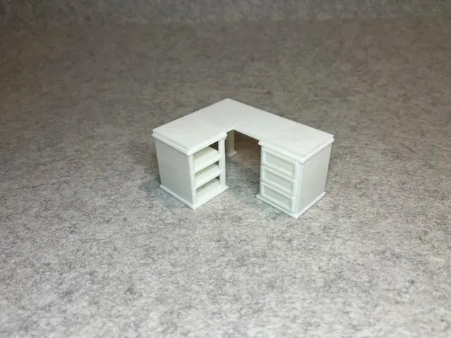 Dollhouse corner computer desk miniature — Image 2 of 8