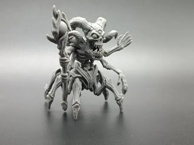 Undead Spider Demon Wizard - RPG DnD Fantasy