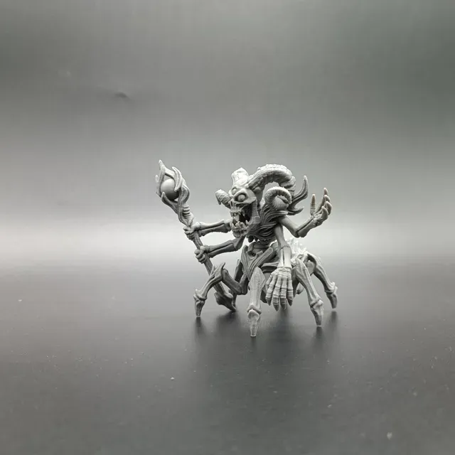 Undead Spider Demon Wizard - RPG DnD Fantasy — Image 3 of 7
