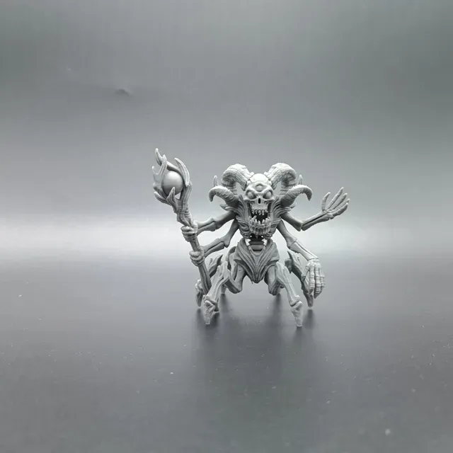 Undead Spider Demon Wizard - RPG DnD Fantasy — Image 2 of 7
