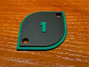 Romboid Stylized Numbers (1-15), Easy to Print