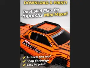 Traxxas Mini Maxx Roof Skid Plate – Protection