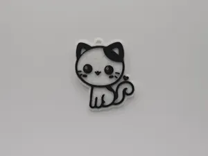 Cute Cat Keychain