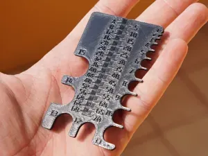 CC sized Bolt Sorter Gauge Measure Tool M1-M15