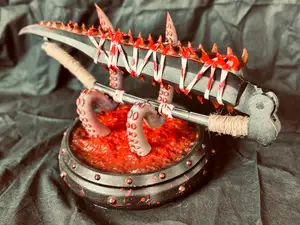 Bloodborne - Saw Spear and stand