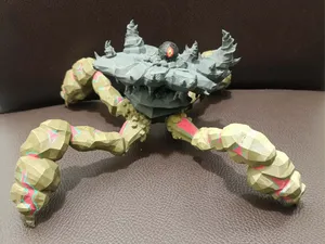 可动巨砾哥马 (塞尔达传说 王国之泪) Articulated Marbled Gohma