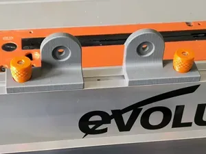 Evolution table saw fence accessory attachment