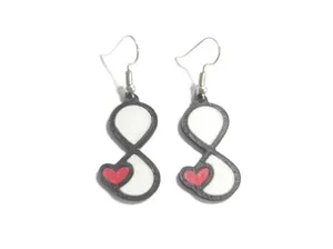 Dual Bond Earrings - Valentine's Day