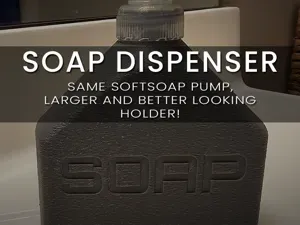 Large Soap Dispenser – Fits Softsoap Pump