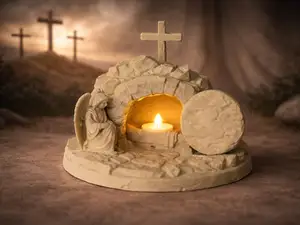 He Is Risen - Tealight Holder