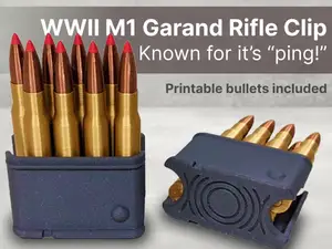 WWII M1 Garand Rifle Clip | Known for its "Ping!"