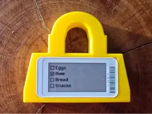 Shopping bag e-ink case – magnet, keychain & more