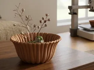 Deko Schale mit organischer Struktur